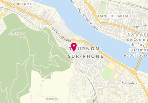 Plan de Passion Beauté, 10 Grande Rue, 07300 Tournon-sur-Rhône