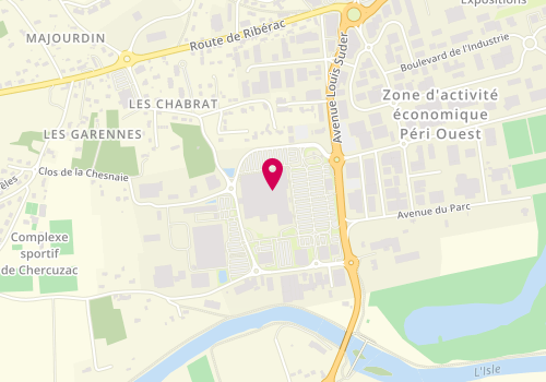 Plan de Esthetic Center, Centre Commercial Auchan avenue Louis Suder, 24430 Marsac-sur-l'Isle