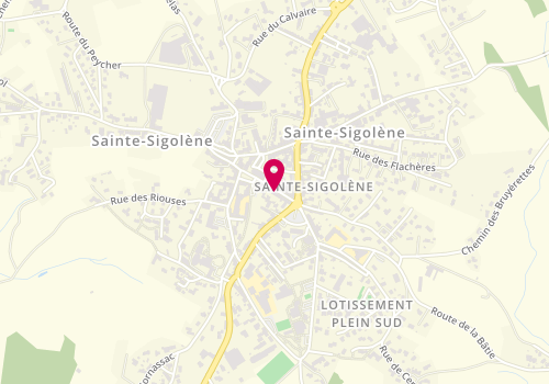 Plan de L'Essentiel'Esthétique, 14 Rue de la Victoire, 43600 Sainte-Sigolène
