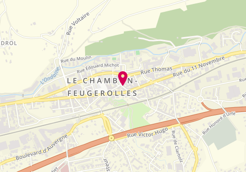 Plan de Ambre Institut, 1 Rue F Patouillard, 42500 Le Chambon-Feugerolles