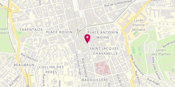 Plan de Institut de Beaute Parfums d'Orient, 20 Rue Michelet, 42000 Saint-Étienne