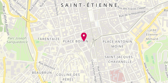 Plan de L'Antidote, 20 Rue de la Ville, 42000 Saint-Étienne