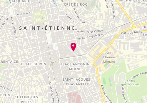 Plan de Version Esthétique, 3 Rue Traversière, 42000 Saint-Étienne