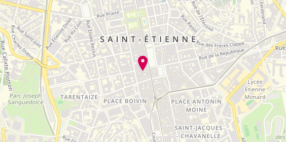Plan de Carlance, 3 Rue Michel Rondet, 42000 Saint-Étienne