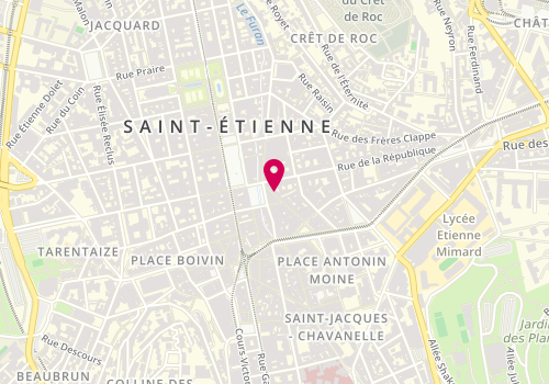 Plan de Qipao, 5 Rue Saint-Jean, 42000 Saint-Étienne