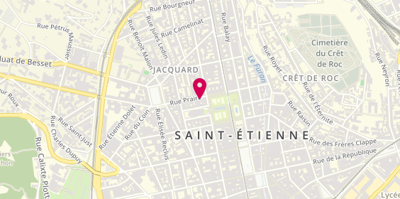 Plan de Cocooning Institut, 3 Rue Praire, 42000 Saint-Étienne