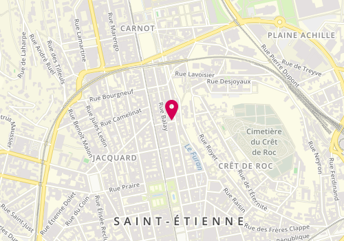 Plan de Merve Kara - Institut de beauté, 7 Rue Galle, 42000 Saint-Étienne