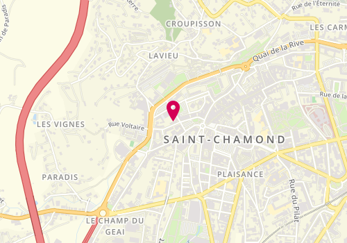 Plan de Escale Evasion, 12 Rue Jean et André Dugas, 42400 Saint-Chamond