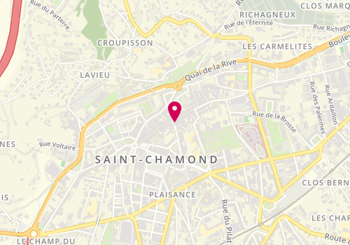 Plan de France Beauté Institut, 69 Rue de la République, 42400 Saint-Chamond