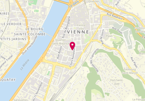 Plan de Centre de Beaute Yves Rocher, 22 Cr Romestang, 38200 Vienne