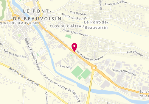 Plan de Esthetic Center, Route Départementale 1006
Zone d'Activite de Baronie, 73330 Le Pont-de-Beauvoisin
