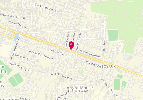 Plan de Aigue Marine, 86 Avenue General de Gaulle, 16800 Soyaux
