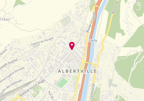 Plan de Alizé Beauté - Albertville, 23 Rue de la République, 73200 Albertville
