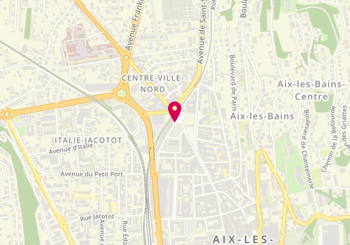 Plan de Aix Beaute, 2 place Georges Clemenceau, 73100 Aix-les-Bains