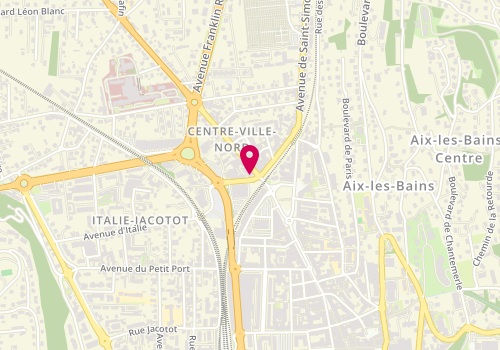 Plan de Aix Press' Epil, 5 avenue du Grand Port, 73100 Aix-les-Bains
