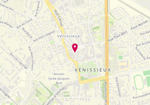 Plan de Noëlle Esthétique, 6 Rue Gambetta, 69200 Vénissieux