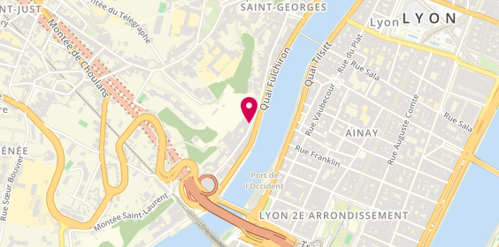 Plan de Massage Lyon : Réflex' MASSAGE, 4 Rue de la Quarantaine, 69005 Lyon