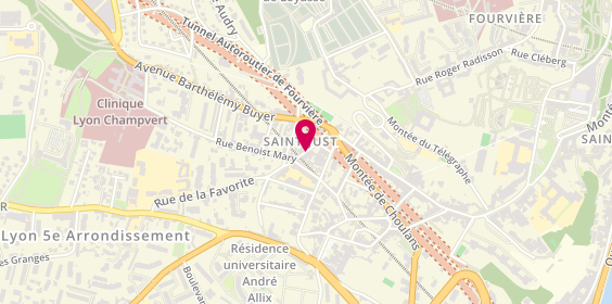 Plan de Institut Guinot, 7 Rue de la Favorite, 69005 Lyon