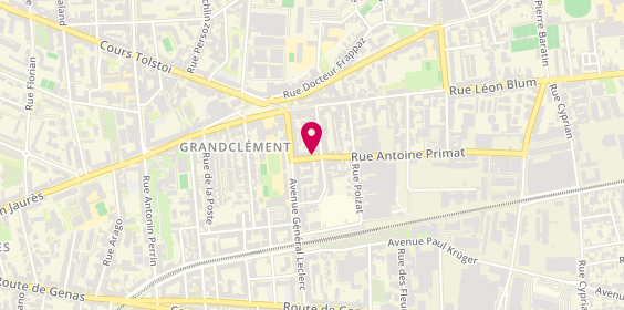Plan de G.GLAM, 9 Rue Antoine Primat, 69100 Villeurbanne
