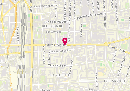 Plan de Jolie Poupee, 288 Cours Lafayette, 69003 Lyon
