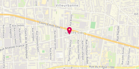 Plan de Mmtp, 117 Rue Anatole France, 69100 Villeurbanne