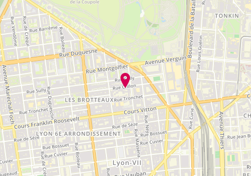 Plan de Epil'Net Crillon - Centre Epilation Lyon, 82 Rue Crillon, 69006 Lyon