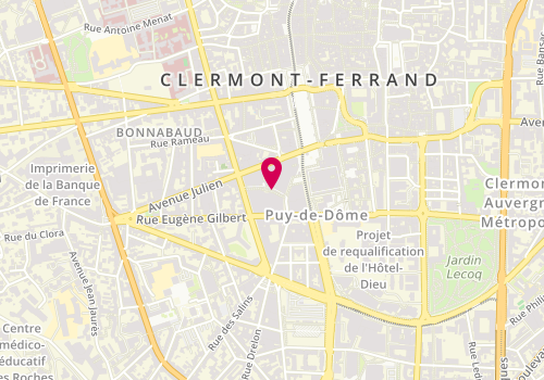 Plan de Nocibe, Centre Commercial Carre Jaude 2 2 Rue Giscard de la Tour Fondue, 63000 Clermont-Ferrand