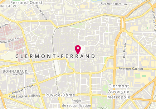 Plan de Cosy Concept, 14 Rue Terrasse, 63000 Clermont-Ferrand