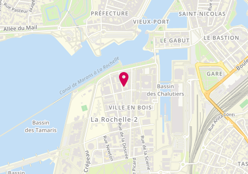 Plan de Ai yi massage, 5 Rue Cardinal, 17000 La Rochelle