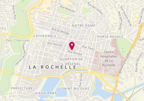 Plan de Amand'In, Rue des Dames, 17000 La Rochelle