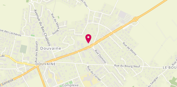 Plan de A corps & âmes, Les Cottages B
11 Bis avenue de Thonon, 74140 Douvaine