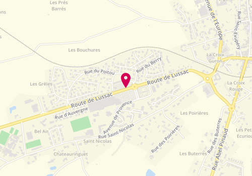 Plan de Aupas 'Rfum, 2 Avenue de Provence Route de Lussac, 86500 Montmorillon