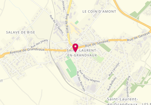 Plan de Gam Nature, 4 place Pasteur, 39150 Saint-Laurent-en-Grandvaux