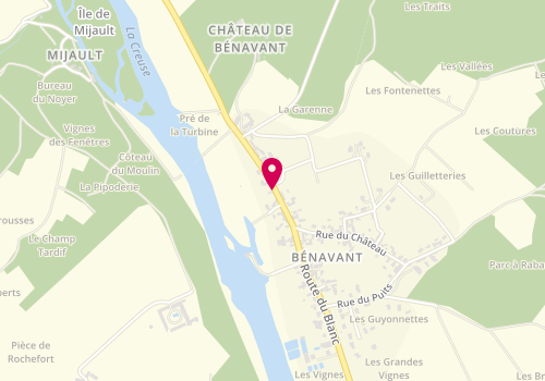 Plan de Les Sens d'Amalthée, 8 Bis Route du Blanc, 36300 Pouligny-Saint-Pierre