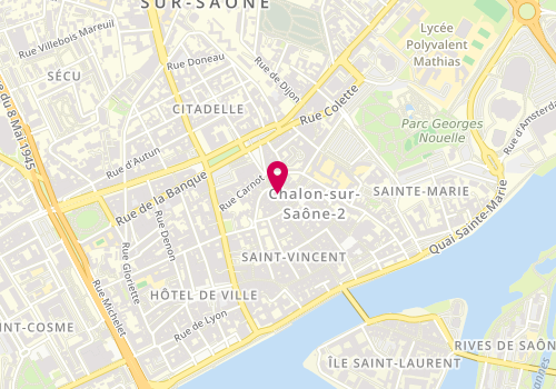 Plan de Marionnaud - Parfumerie & Institut, 66 Grande Rue, 71100 Chalon-sur-Saône