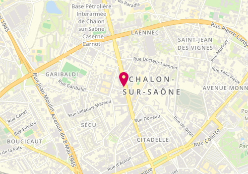 Plan de Confidentiel, 29 avenue de Paris, 71100 Chalon-sur-Saône