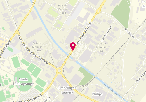 Plan de Prisca Institut, Zone Industrielle Nord
6 Rue Paul Sabatier, 71100 Chalon-sur-Saône