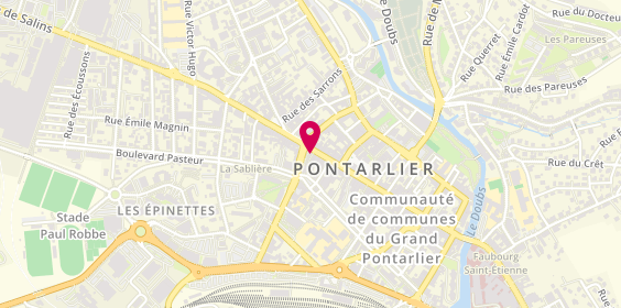 Plan de AC Beauty Pontarlier, 95 Rue de la République, 25300 Pontarlier