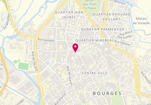 Plan de Centre de Beaute Yves Rocher, 5-7 Rue du Commerce, 18000 Bourges