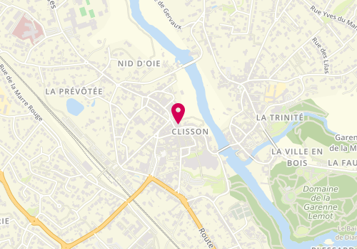 Plan de A l'Institut de la Villa Romaine, 38 Rue de la Collégiale, 44190 Clisson