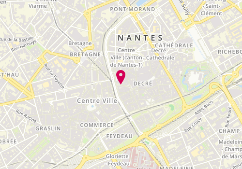 Plan de Onglissima, 18 Rue des Halles, 44000 Nantes