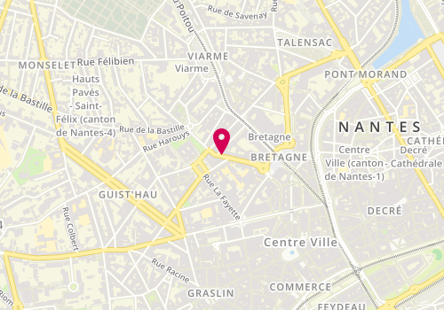 Plan de L'Institut, 22 Rue Mercoeur, 44000 Nantes