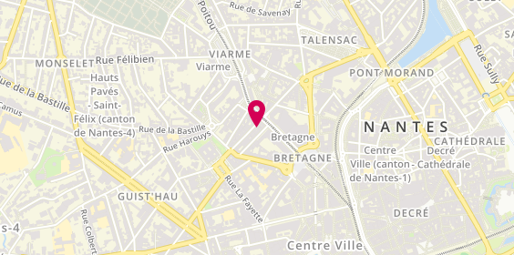 Plan de Bulle de Douces Heures, 23 Rue Jean Jaurès, 44000 Nantes