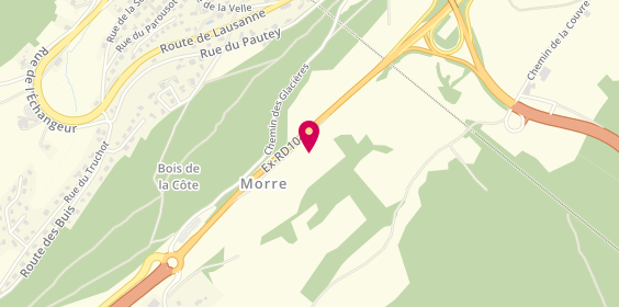 Plan de Institut de Beaute 'La Vallée des'Fées', 9 Rue du Commerce Place du Village, 25660 Morre