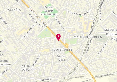 Plan de Shiatsu Laurence ROYNE, 101 Boulevard de Doulon, 44300 Nantes