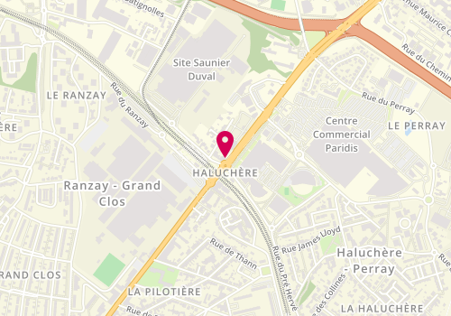 Plan de Yves Rocher, Centre Commercial la Beaujoire 1 Route Paris, 44300 Nantes