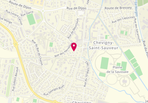 Plan de Mon Petit Cocon beauté, 7 Rue de Volnay, 21800 Chevigny-Saint-Sauveur