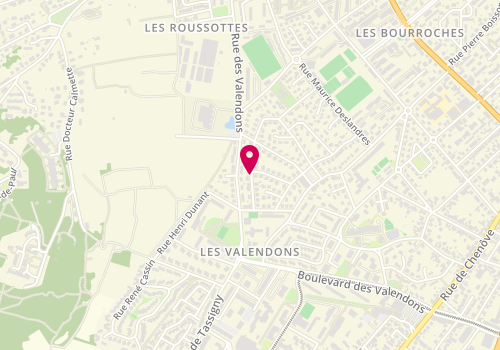 Plan de Paméla KONE - Bien-être & massages, Rue Arthur Chaudouet, 21000 Dijon