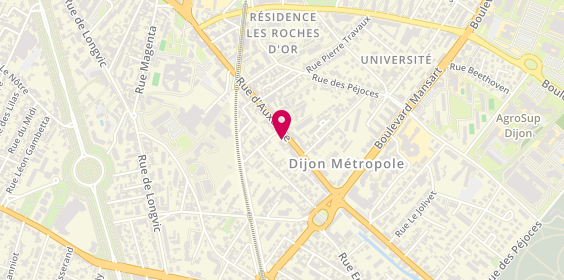 Plan de Biostudio, 136 Rue d'Auxonne, 21000 Dijon