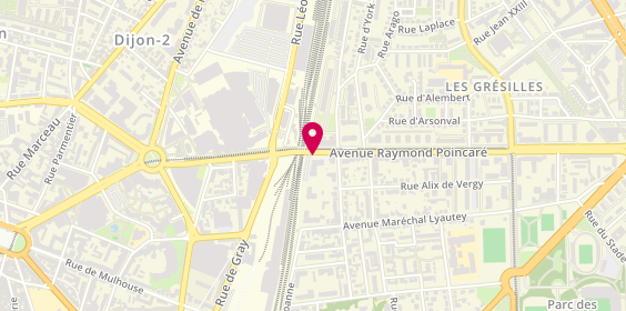 Plan de Arôme et Sens, 2 avenue Raymond Poincaré, 21000 Dijon